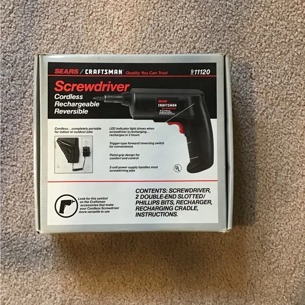 Craftsman Cordless Screwdriver. - Picture 3 of 5